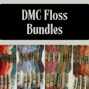 DMC Floss Bundles, Embroidery Floss, Embroidery Thread, DMC Floss, Embroidery Thread Bundles, Embroidery Floss Packs, Craft Supplies Floss