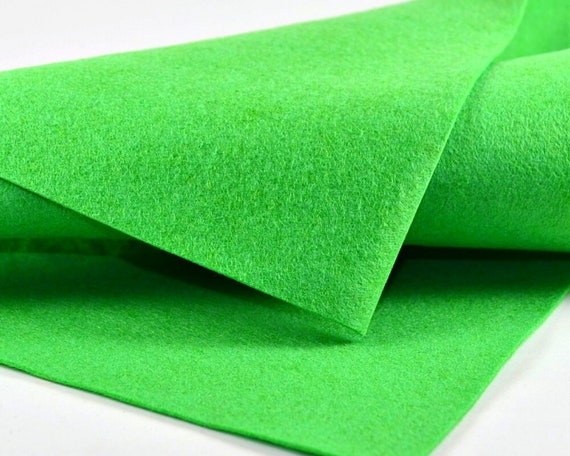MAGICAL FOREST Wool Felt, Merino Wool Blend Felt, Wool Felt Yardage, Wool  Felt Fabric, Green Felt Fabric, Bright Green Felt, Green Felt 
