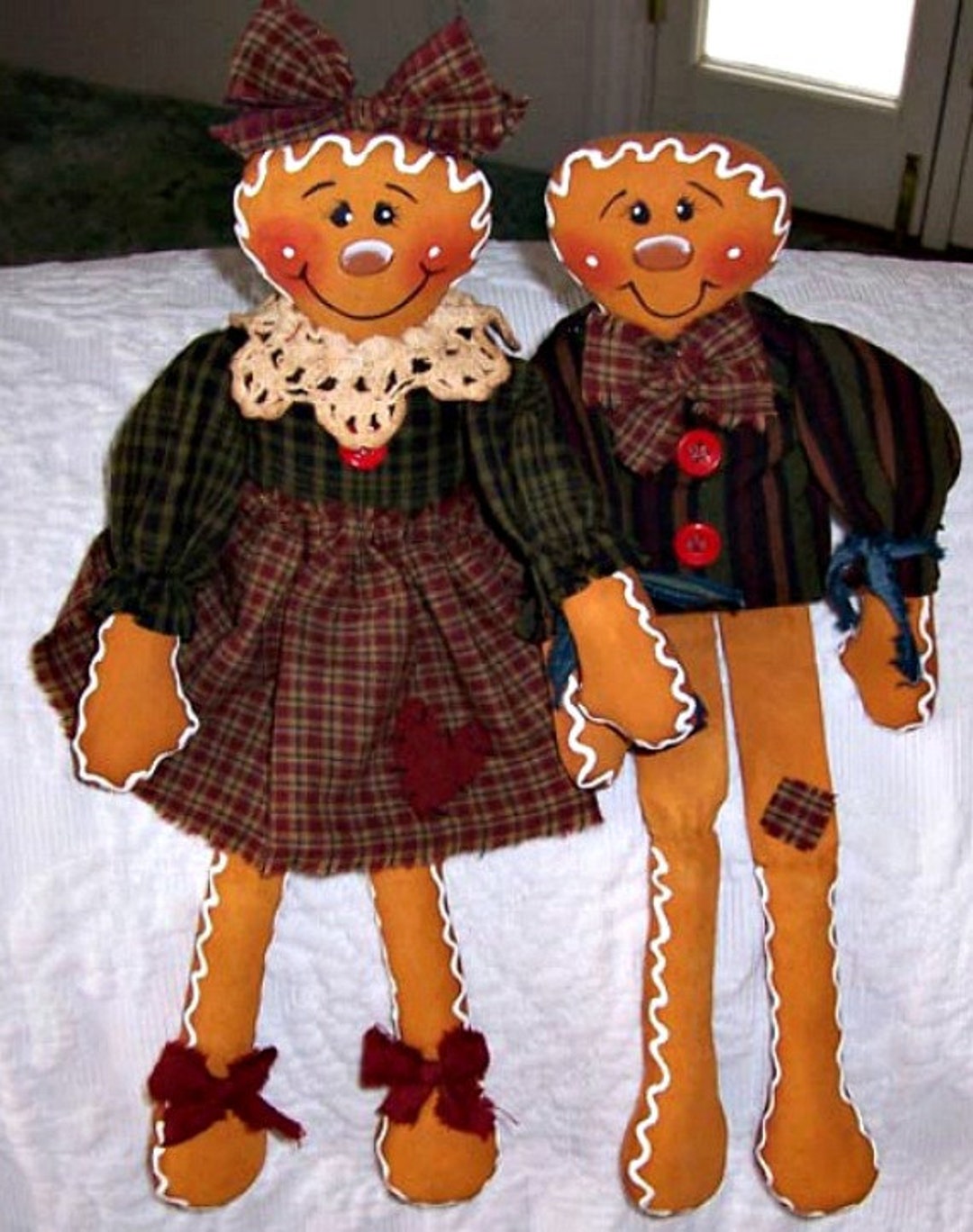 DIGITAL Gingerbread Doll Pattern, PDF Pattern, Doll Pattern, Cloth Doll