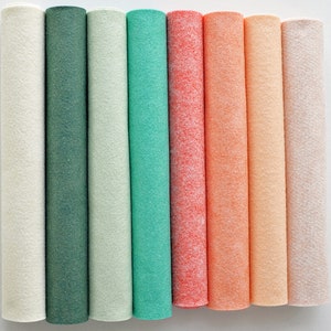 LIVING CORAL Felt Collection, Wool Blend Felt, Wool Felt Sheets, Wool Felt Fabric, Felt Fabric Bundle, Wool Felt Bundles, Felt Collections image 3