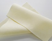 ANGEL WINGS Wool Felt, Merino Wool Blend Felt, Wool Blend Felt, Wool Felt Yardage, Wool Felt Fabric, Ivory Felt Fabric, Ivory Felt Yardage