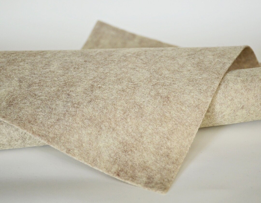 SANDSTONE Wool Felt, Wool Felt Yardage, Merino Wool Felt, Wool Blend