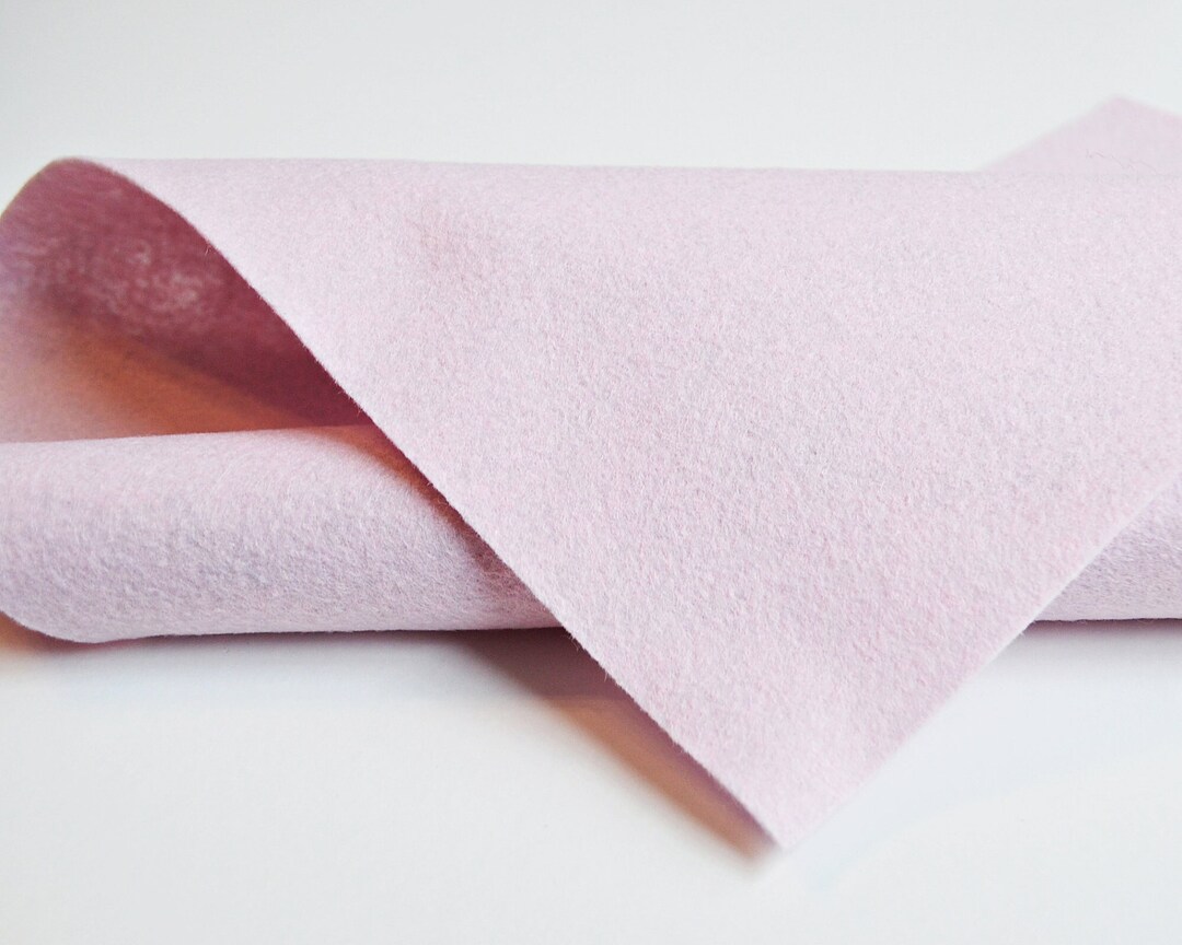 PINK FROST Wool Felt Merino Wool Blend Felt Wool Felt Etsy