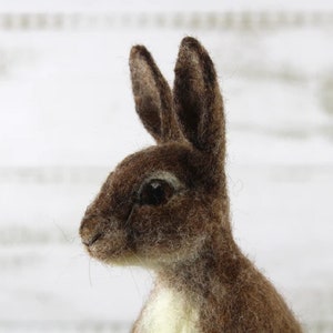 KIT ROMEO The RABBIT Needle Felting Kit, Needle Felted Rabbit, Complete Felting Kit, Animal Needle Felting Kit, Needle Felting Supplies image 7