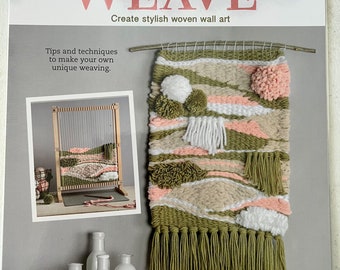Weaving Booklet For Beginners Learn to Weave, Weaving  for Beginners, Craft Book Learn to Weave Laminated Booklet, Beginners Weaving Booklet