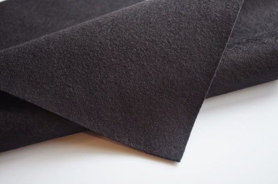 Wool Felt Sheet - Black (86) – Snuggly Monkey