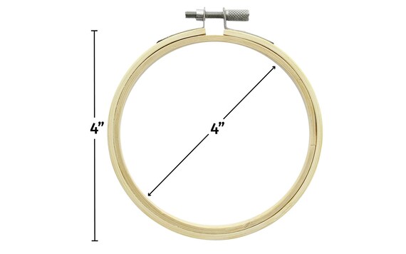 Essentials by Leisure Arts Wood Embroidery Hoop 10 Bamboo