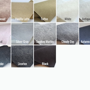 CHOOSE 5 or 10, Wool Felt Sheets, Wool Felt , Merino Wool Felt, Wool Blend Felt, Wool Felt Fabric, Craft Felt Sheets Colors Bundle, DIY Kits image 10