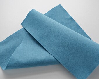 COLUMBIA BLUE Wool Felt, Merino Wool Blend Felt, Wool Blend Felt, Wool Felt Yardage, Wool Felt Fabric, Felt Fabric, Blue Felt Yardage