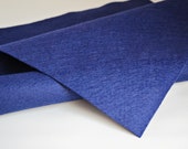 MIDNIGHT DANCE Wool Felt, Merino Wool Blend Felt, Wool Blend Felt, Wool Felt Yardage, Navy Wool Felt Fabric, Felt Fabric, Blue Felt Yardage