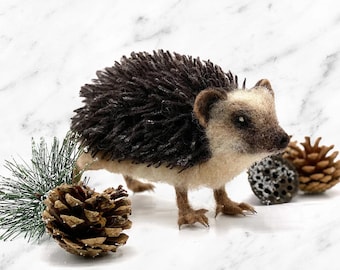 NEW *** Hugo the Hedgehog Complete Needle Felting KIT, Intermediate Wool Animal Felting Craft