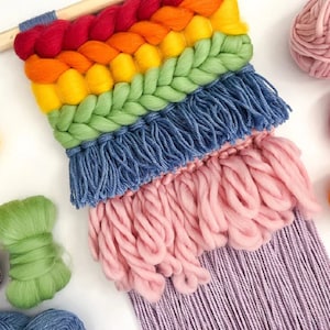 Weaving KIT for Beginners, Weaving Frame, Weaving Tapestry Loom, Weaving Starters Kit, Learn to Weave, Learn Weaving, Everything You Need