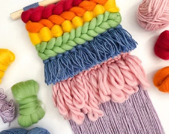 Weaving KIT for Beginners, Weaving Frame, Weaving Tapestry Loom, Weaving Starters Kit, Learn to Weave, Learn Weaving, Everything You Need