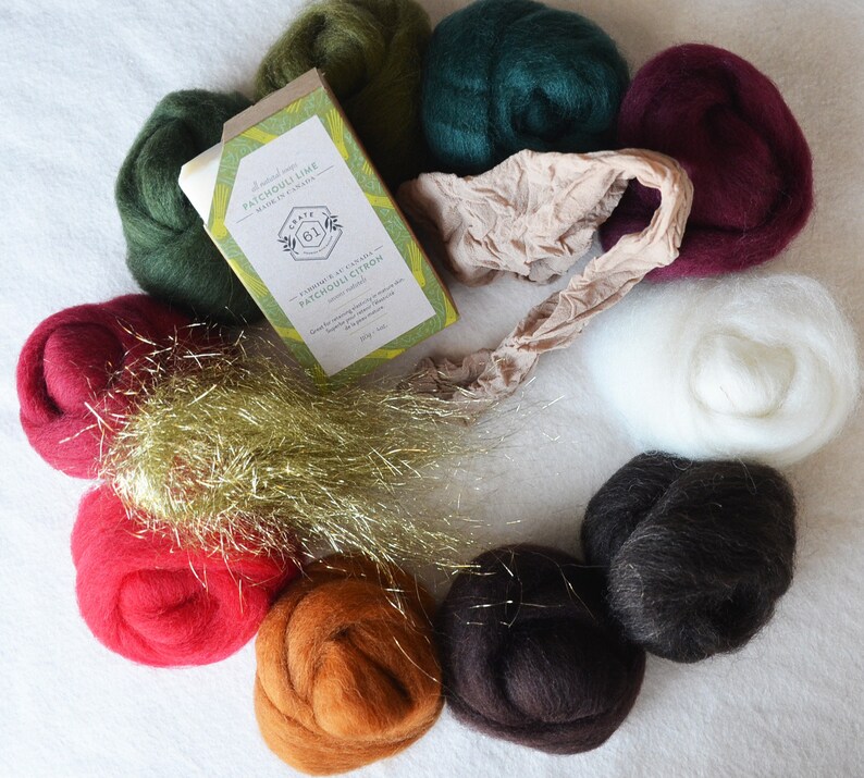 FELTED SOAP Kits Soap Felting Kit Felting Soap Supplies Etsy