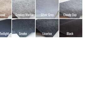 CHOOSE 5 or 10, Wool Felt Sheets, Wool Felt , Merino Wool Felt, Wool Blend Felt, Wool Felt Fabric, Craft Felt Sheets Colors Bundle, DIY Kits image 9