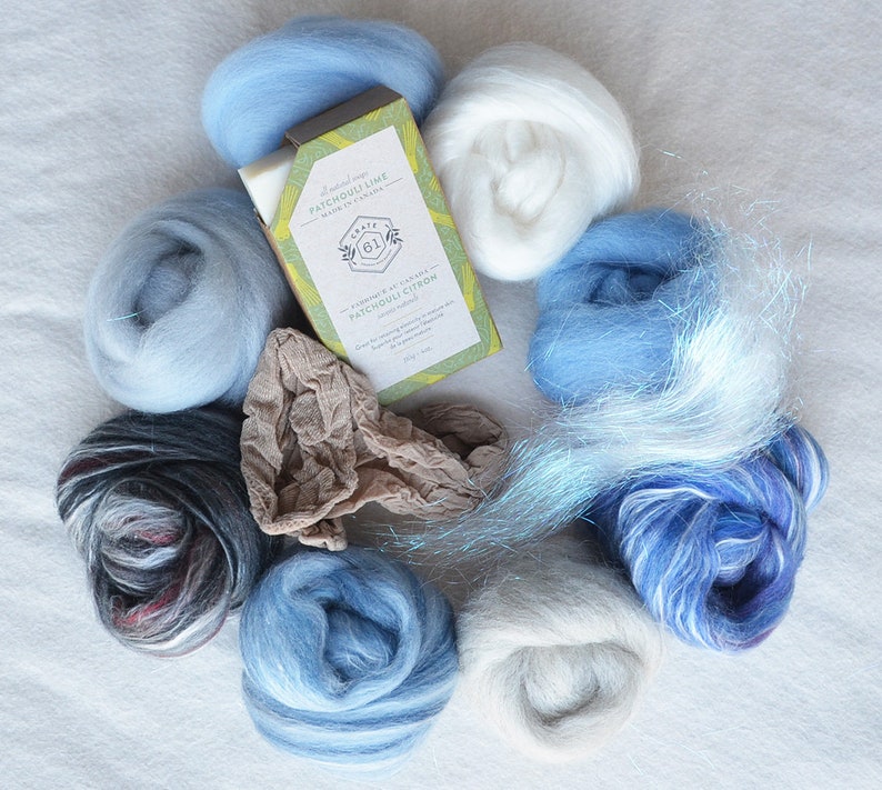 New FELTED SOAP Kits Soap Felting Kit Felting Soap Etsy