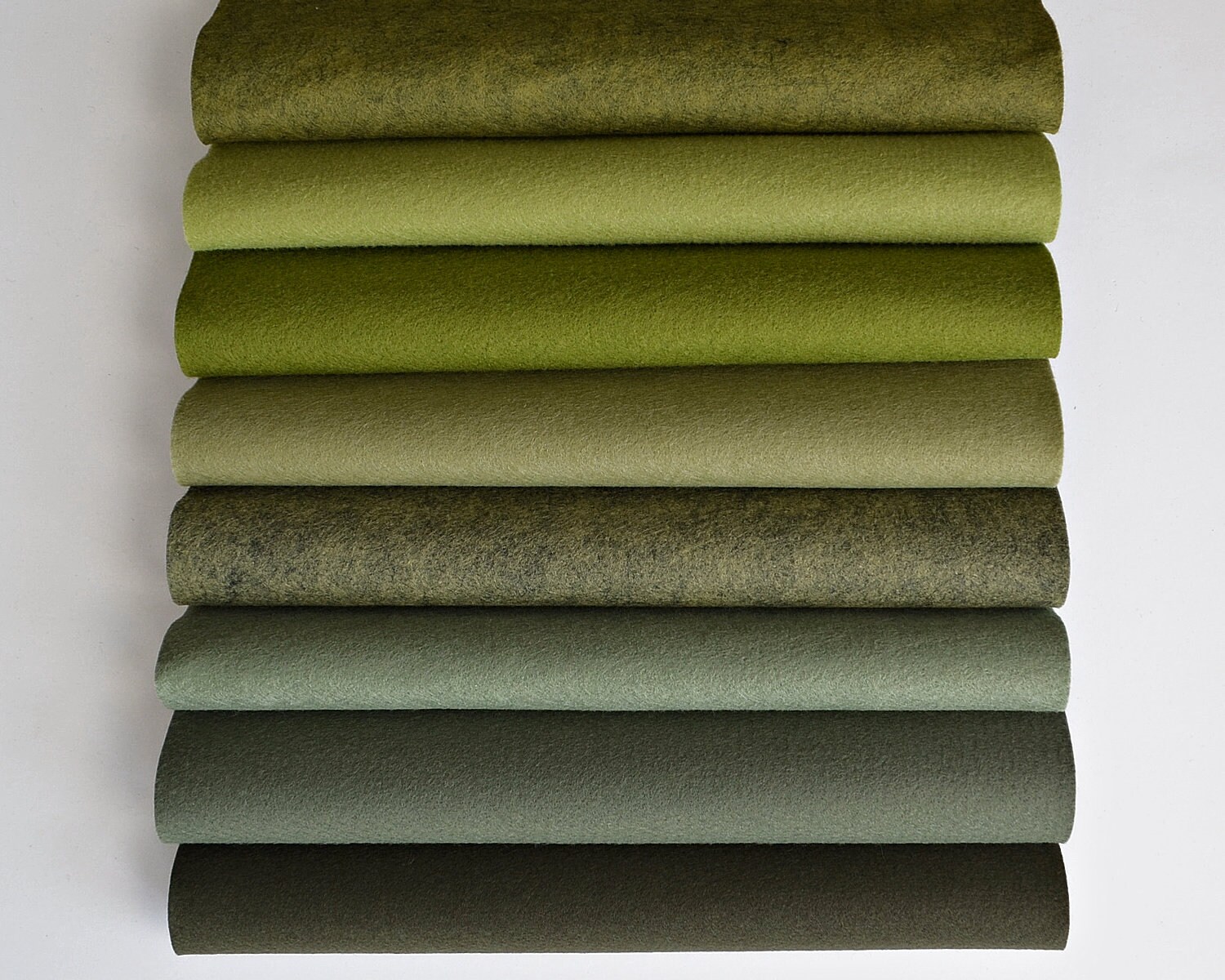 LODEN Wool Felt, Felt by the Half Yard, Merino Wool Felt, Green