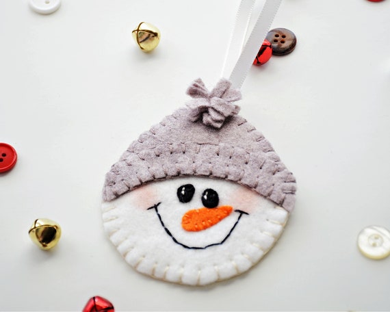 Felt Christmas Snowman for Toddlers, 30 Pcs Cute Christmas Ornaments K –   Online Shop