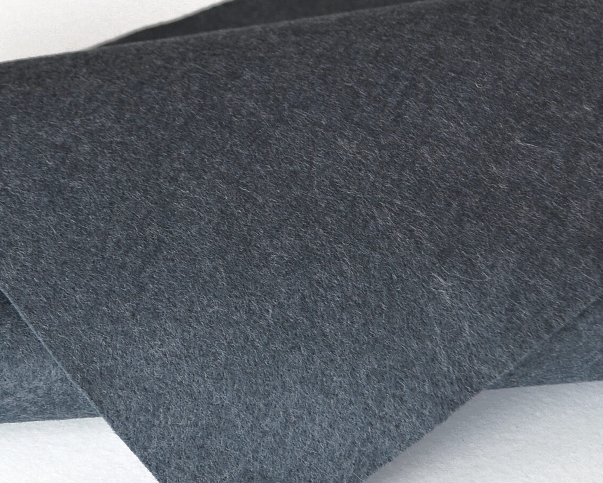 3mm Thick Felt by the Yard Light Grey Heathered Felt Pale Gray Marbled Flet  Mid Weight Polyester Felt textured Grey Felt Fast Shipping 