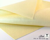 STRAW Wool Felt, Merino Wool Blend Felt, Wool Blend Felt, Wool Felt Yardage, Wool Felt Fabric, Light Yellow Felt Fabric, Straw Felt Yardage