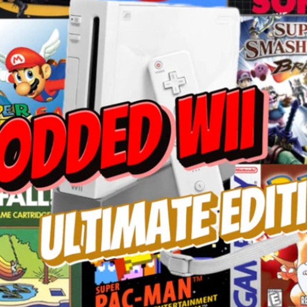 Modified Wii With Tons Of Games! (READ DESCRIPTION)