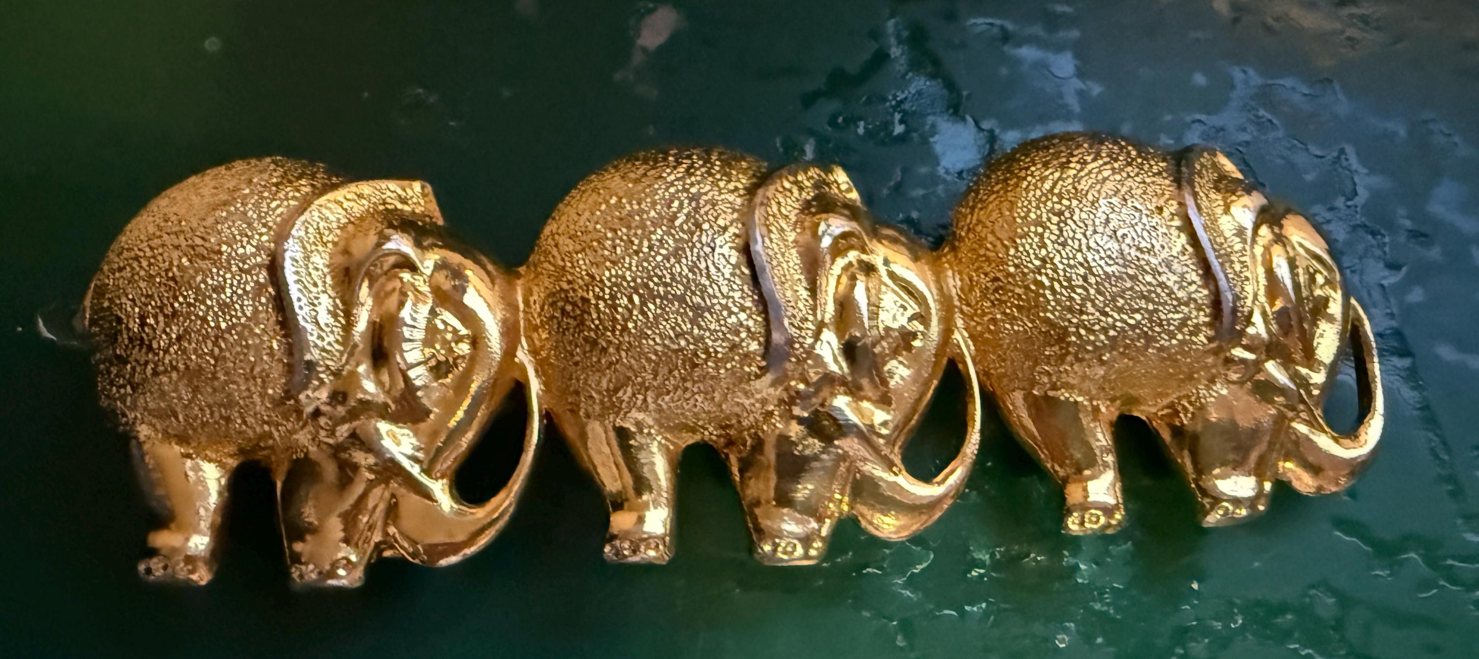Gold Elephant Belt - Etsy display picture 1