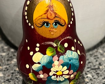 4 in one Matryoshka Nesting doll russian wood