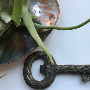 I get keyed up if i can&#39;t open my beer bottle. Brass Beer or open any bottle in the shape of a key vintage