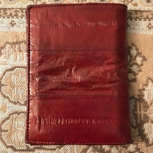 Vintage Schlangenleder Kreditkarten Mini Portemonnaie 100m
