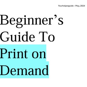 Beginner's guide to Printo on demand