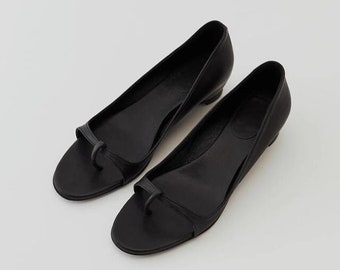 Schwarze Sandalen
