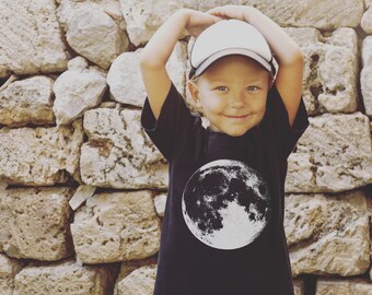 Full Moon shirt Toddler Tee shirt tshirt screenprinted cool kids clothes