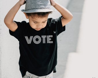 VOTE Toddler Tee shirt t shirt screenprint inspirational shirt, baby clothes, kids clothes