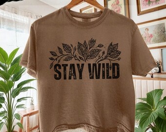 Floral Bird Vintage Style BOXY Tee T-shirt, shirt Bird watching, nature inspired, cottagecore, aesthetic