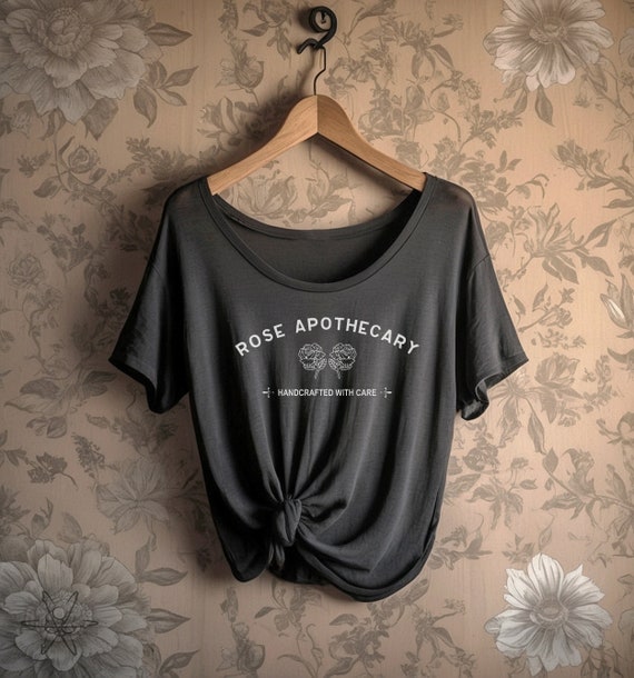 Rose Apothecary Handcrafted With Care T-Shirt Rose Gift Tee Rose Apothecary Handcrafted With Care T-Shirt Rose Gift Tee