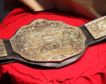 Handcrafted Big Gold Championship Belt - Dual Plated 6mm Zinc Alloy