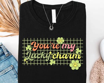You’re My Lucky Charm Shirt, St Patrick’s Day Tee, Retro Clover T-shirt