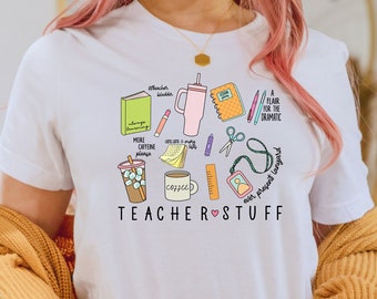 Schul-T-Shirt für Lehrer, T-Shirt für den ersten Schultag, Geschenk zum Schulanfang, T-Shirt zur Wertschätzung von Lehrern, Lehrer-T-Shirt
