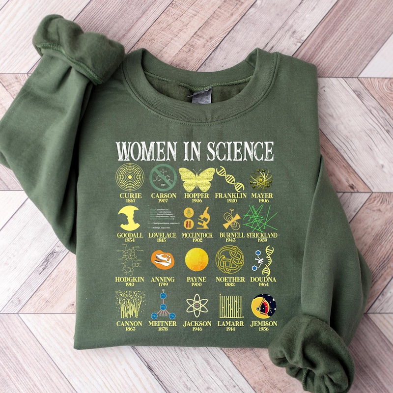 Woman In Science Sweatshirt, Science Shirt, trendy shirt, Preppy Aesthetic Shirt, Scientist Sweatshirts,Girl Scientist Shirt, Scientist Gift