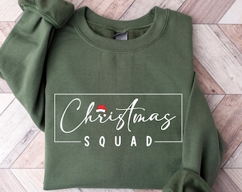 Christmas Squad Sweatshirt, Christmas Crew Shirt, Merry Christmas T Shirt, Christmas Party T-shirt, Christmas Gift Shirt, Christmas Sweater