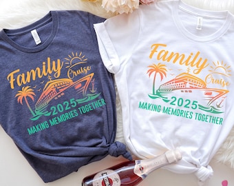 Family Cruise 2026 Shirts, Adults Kids Family Cruise Sweatshirt, Making Memories Together Family Trip T-Shirt