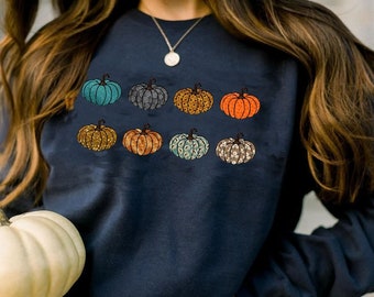 Sudadera de calabaza para mujer, Sudadera de calabaza, Camiseta de regalo para Acción de Gracias, Camiseta de calabaza para Halloween, Regalo para amantes de las calabazas, Camiseta de Halloween