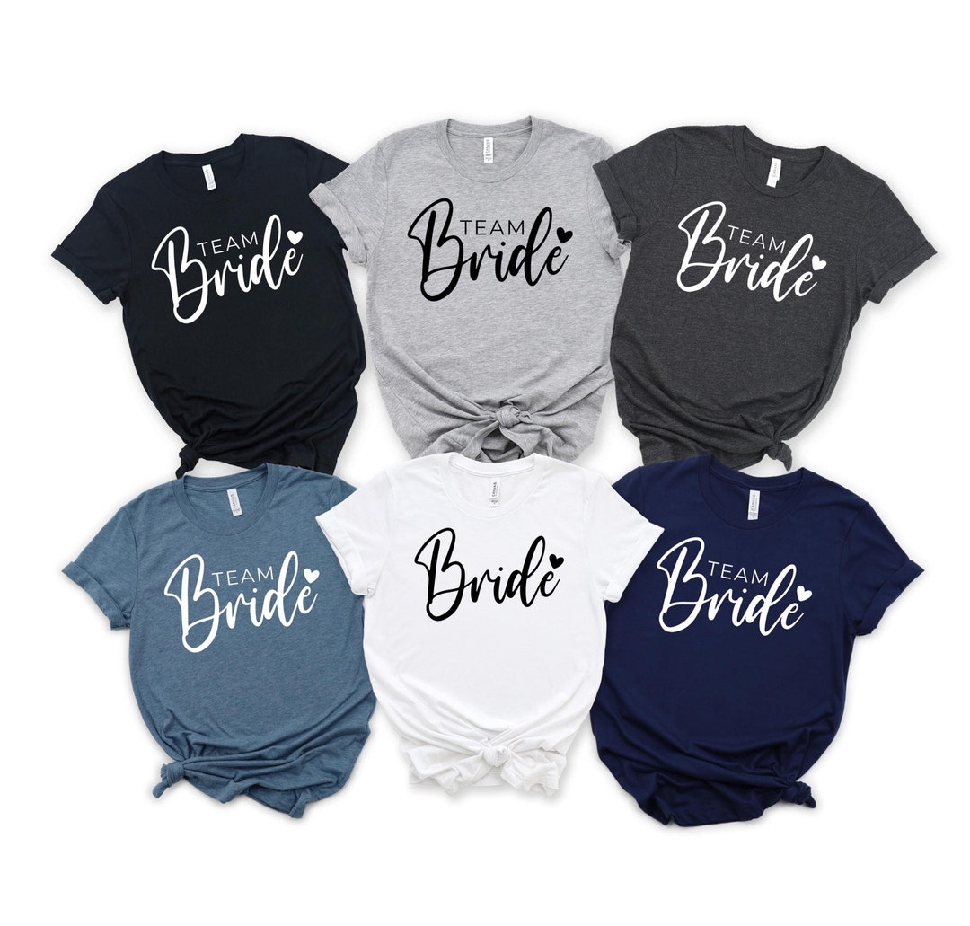 Team Bride Shirt, Bachelorette Party Shirts, Bachelorette Matching Tee ...