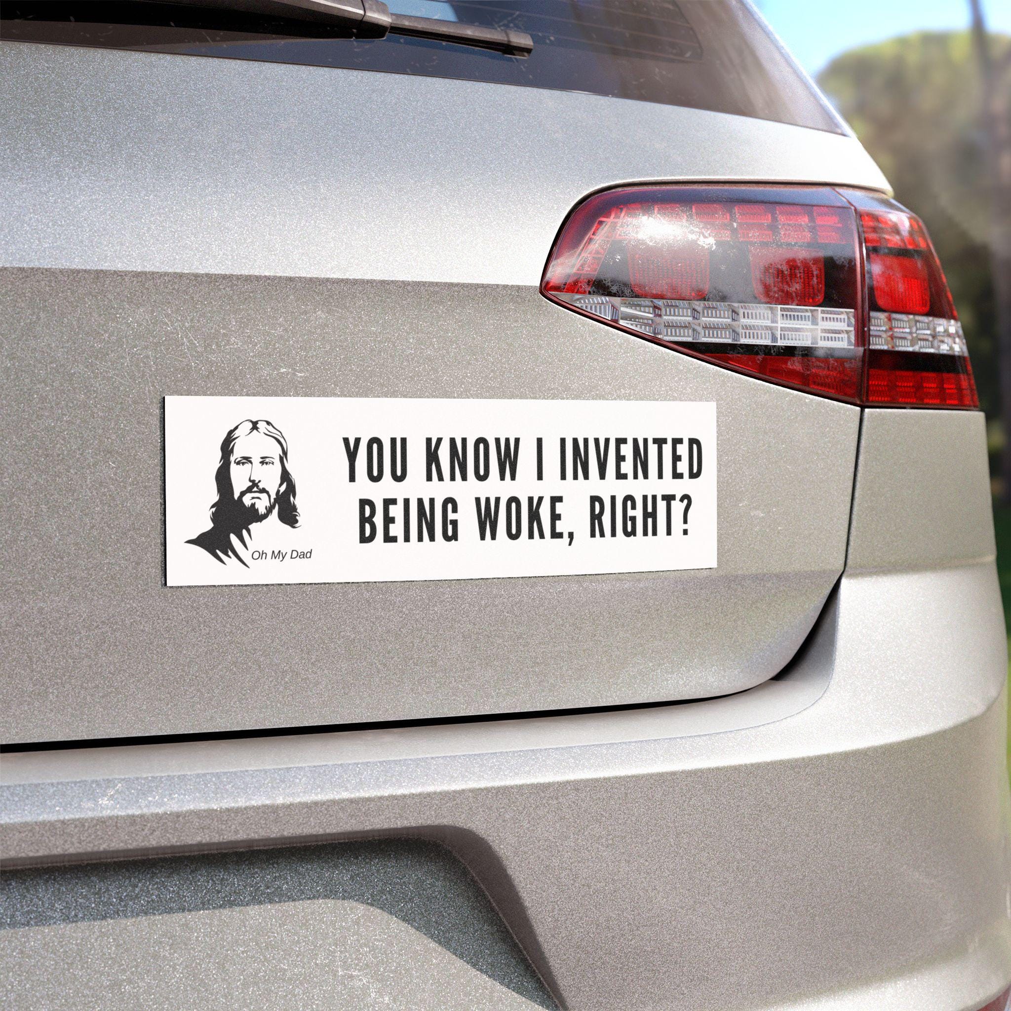 And We Thought Bush Was An Idiot Bumper Sticker (Democrat Anti Trump No