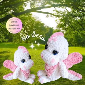 Dragon NO SEWCrochet Pattern PDF, Amigurumi Dragon Crochet Toy Pattern, Crochet Dino Pattern, Crochet Amigurumi Dragon, Fantasy Amigurumi