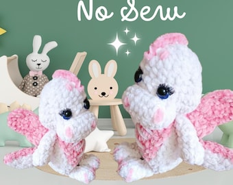 Schema uncinetto drago SENZA CUCIRE, Scarica PDF Amigurumi Peluche Drago Peluche, Schema uncinetto giocattolo Dino, Amigurumi fantasy senza cuciture