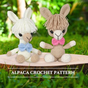 Alpaca Crochet Pattern, Amigurumi Alpaca Pattern Animal Crochet Plushie, DIY Crochet Toy, Llama Crochet Pattern Handmade Gift for Her