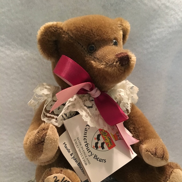 Canterbury Bears by Gund "Jackie" Limited Edition Collectible Teddy Bear FREE SHIPPING