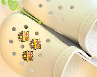 Football  Croc Shoe Charm  Pack Of 3 Shoe/Clog Charm Jibbitz.