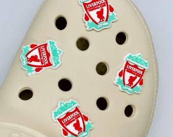 Liverpool  Croc Shoe Charm  Pack Of 4 Shoe/Clog Charm Jibbitz.
